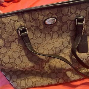Coach signature Brown tote